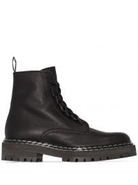 Proenza Schouler leather lace-up boots leather lace-up boots at Farfetch